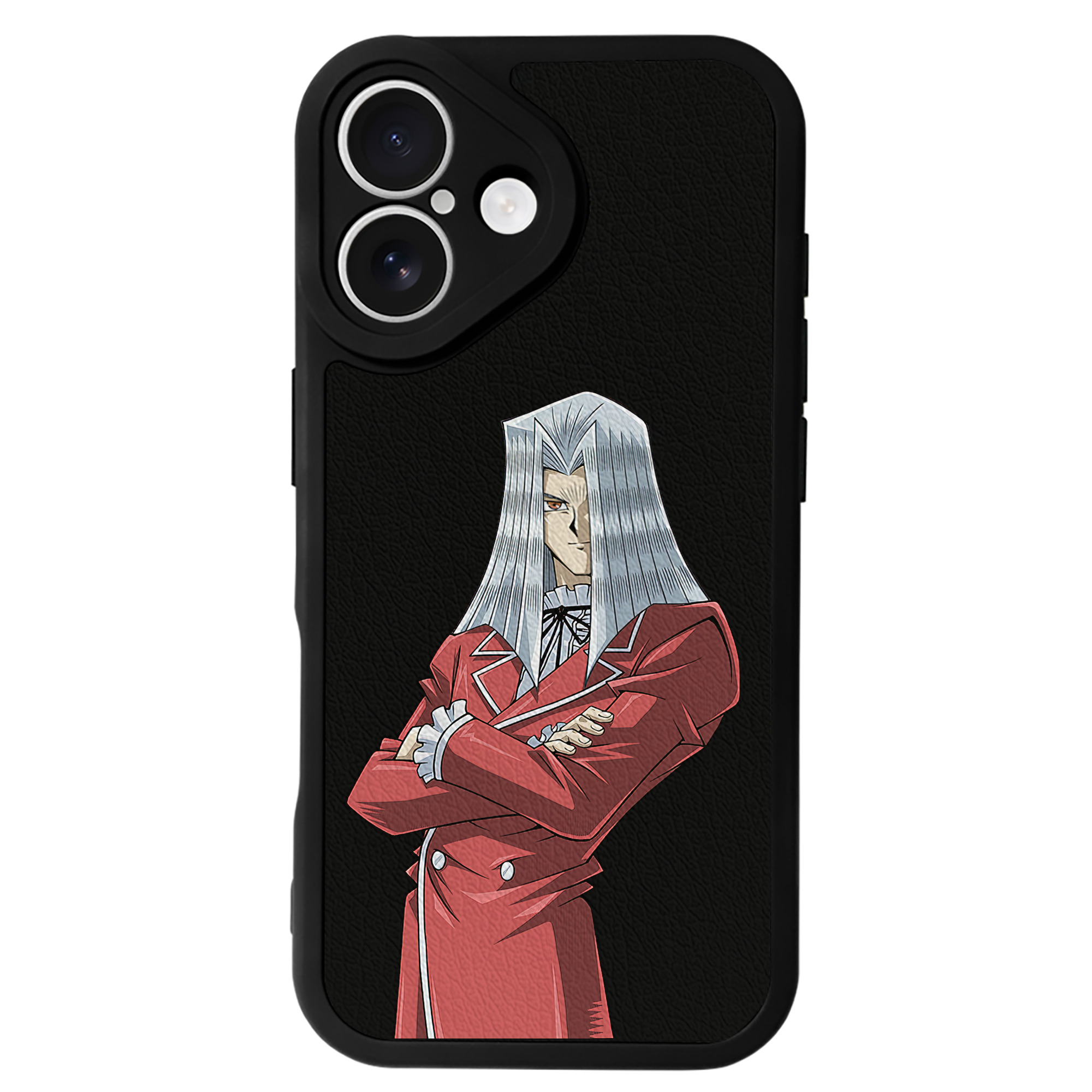 遊☆戯☆王 Yu-Gi-Oh! 【iPhone 16シリーズ対応】シリコンスマホケース（レザー調） 材質：シリコン